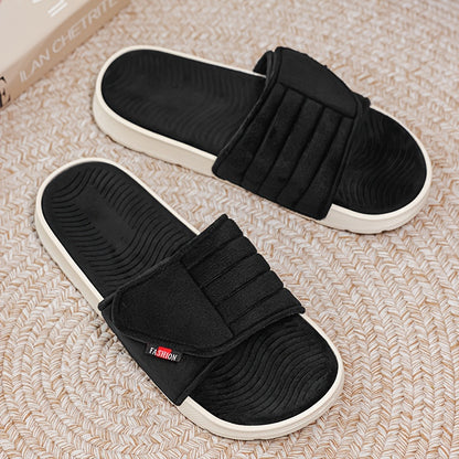 Comfortable All-Season Microfiber Couple's Casual Slippers