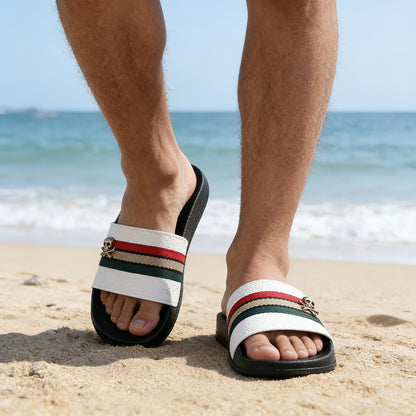 Lightweight Casual Indoor Slippers with Non-Slip Rubber Sole