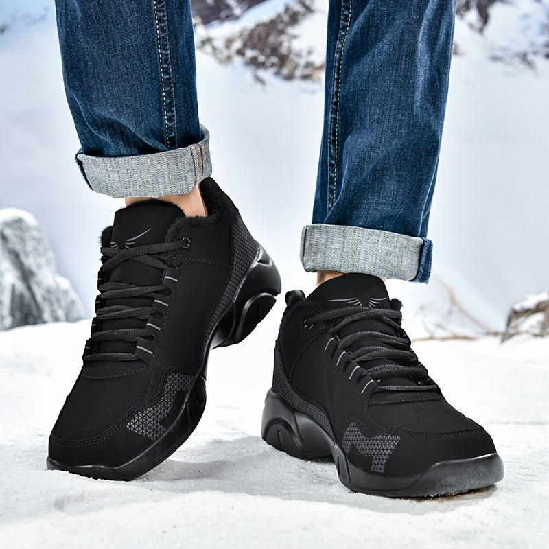Men's & Women's Heavy-Duty All-Season Ankle-High Winter Boots Sneakers - Thick Warm Traction Rubber Sole, Casual Outdoor Shoes for Snow, & Daily Wear, Shoes For Men, Trainers, Trainers For Men, Sneakers Shoes For Men, Winter