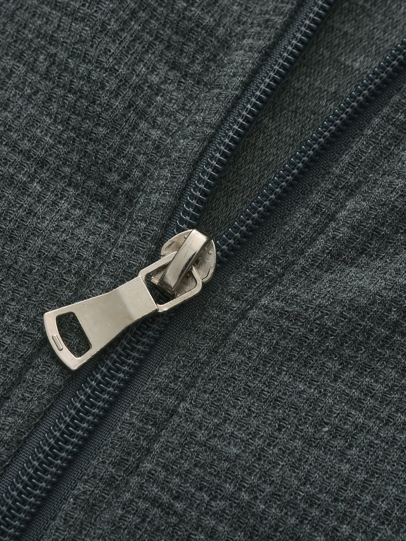 1pc Men'S Casual Polyester Zip-Up Jacket with Lapel Collar, Solid Color, Slight Stretch, Woven Fabric, Regular Fit, No Lining - Spring/Fall Outerwear