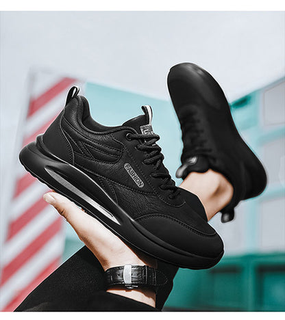 Fashion Casual Non-Slip Durable Men'S Shoes | Faux Upper, Rubber Sole, Lace Closure, Low Top Design - ayq