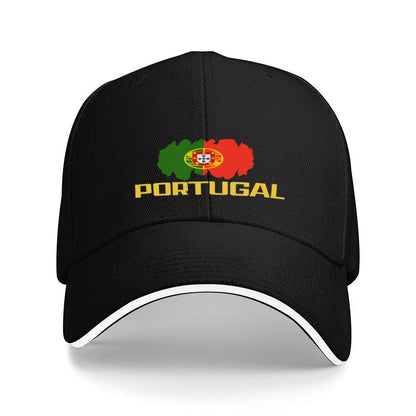 PORTUGAL Flag Sports Cap for Fitness and Running