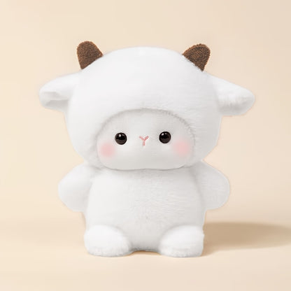 1pc Adorable Bear/Rabbit/Panda/Elephant/Pig/Sheep Plush Toy - Soft Cuddly Stuffed Animal Suitable for Birthdays, Weddings, for Mother's Day Gifts, Party Decorations