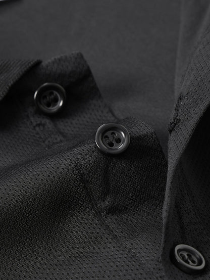 S8 Men'S Quick-Dry Polo Shirt | 4518 Stylish BQSS Design, Airy And Comfortable for Workouts, Casual Wear, And Trendy Lightweight And Sturdy Top with Short Sleeves And Button Features - ayq