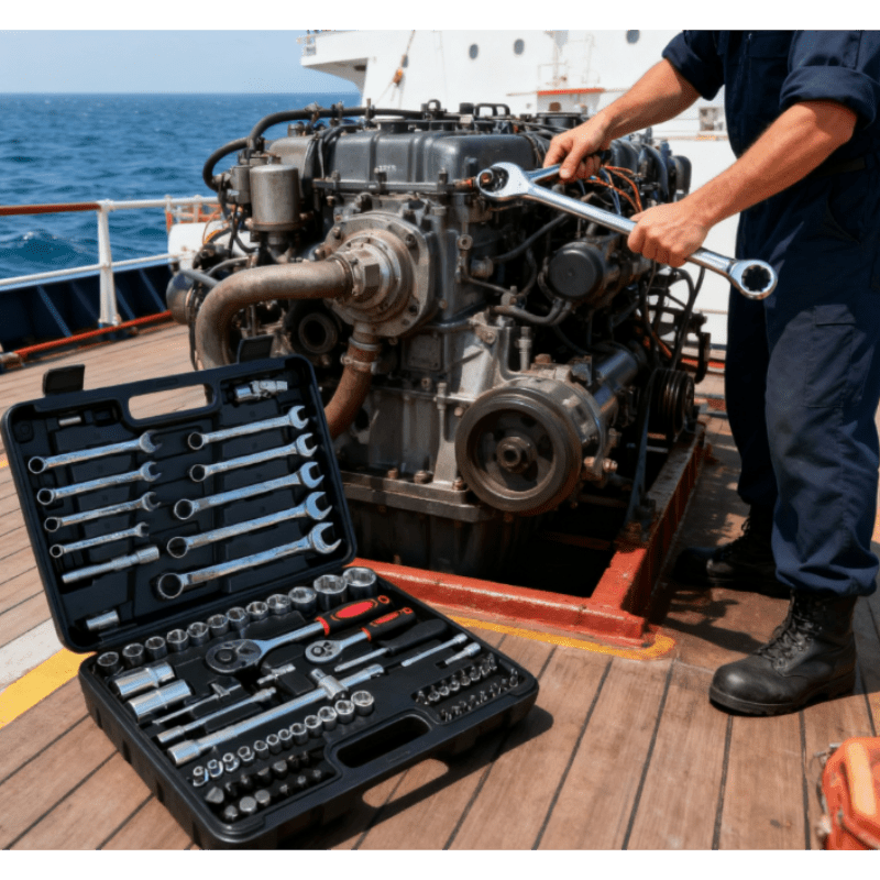 82pcs Multi-Functional Repair Tool Set | Comprehensive Kit for Automotive, Furniture, and Bicycle Mechanics, Metal Socket Wrench Set, Reinforced Material, Suitable for All Scenarios