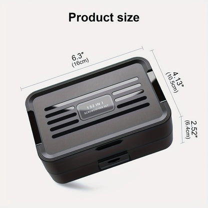 115 in 1/132 in 1 Precision Screwdriver Set | Magnetic Driver Head, Torx and Hex Keys, Chrome Vanadium Steel, Anti-Corrosion End, Non-Slip Grip, for Computer, Watch, Small Electronics, and Cell Phone Repair | Chrome Vanadium