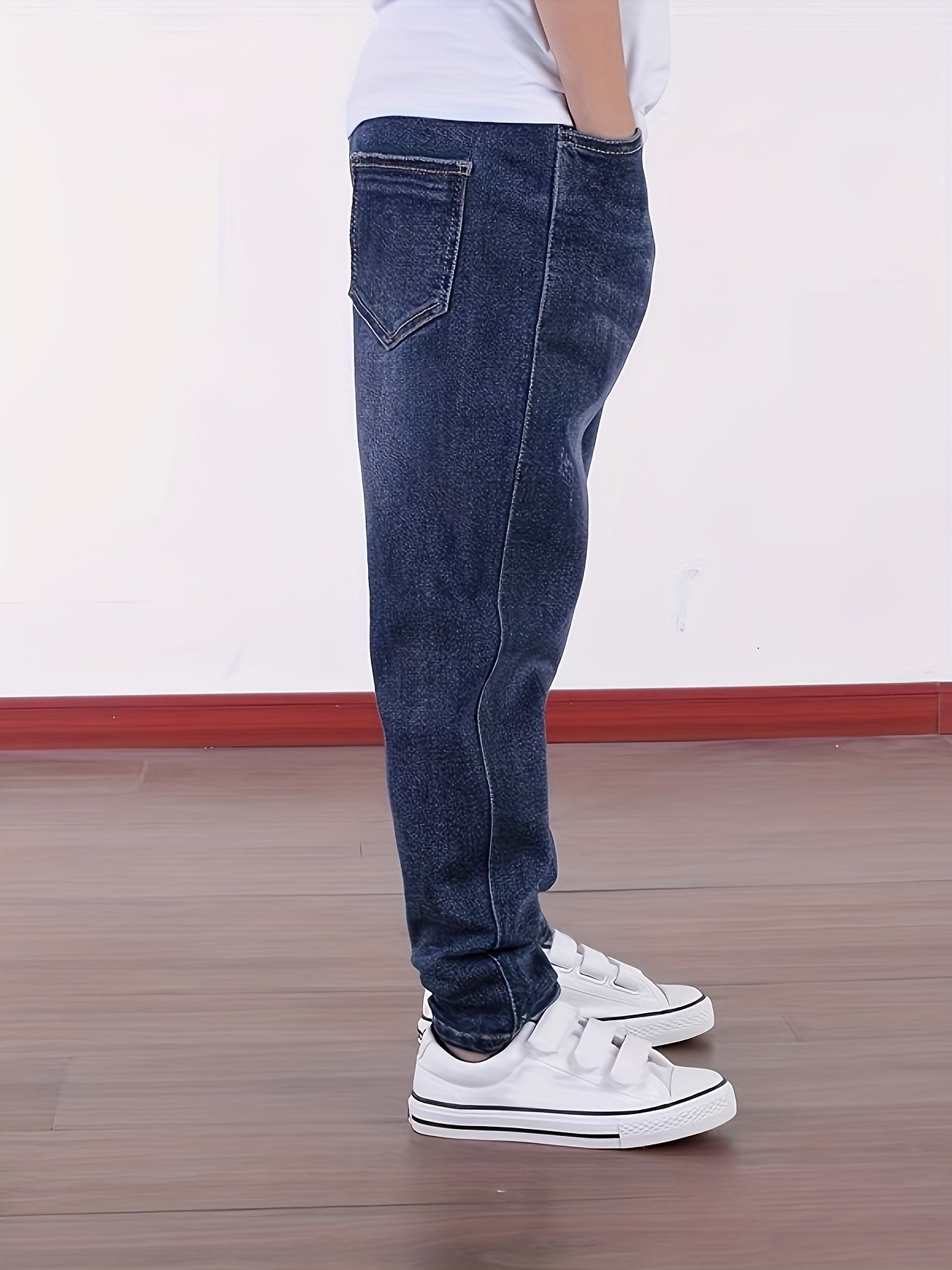 Boys' Slim Fit Casual Denim Jeans with Stretch