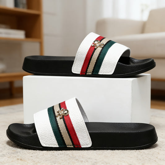 Lightweight Casual Indoor Slippers with Non-Slip Rubber Sole - ayq