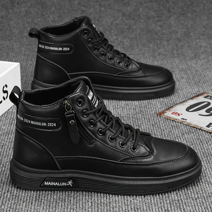 Men's Non-Slip Sports Boots with Breathable PU Lining
