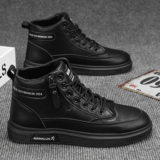 Men's Non-Slip Sports Boots with Breathable PU Lining