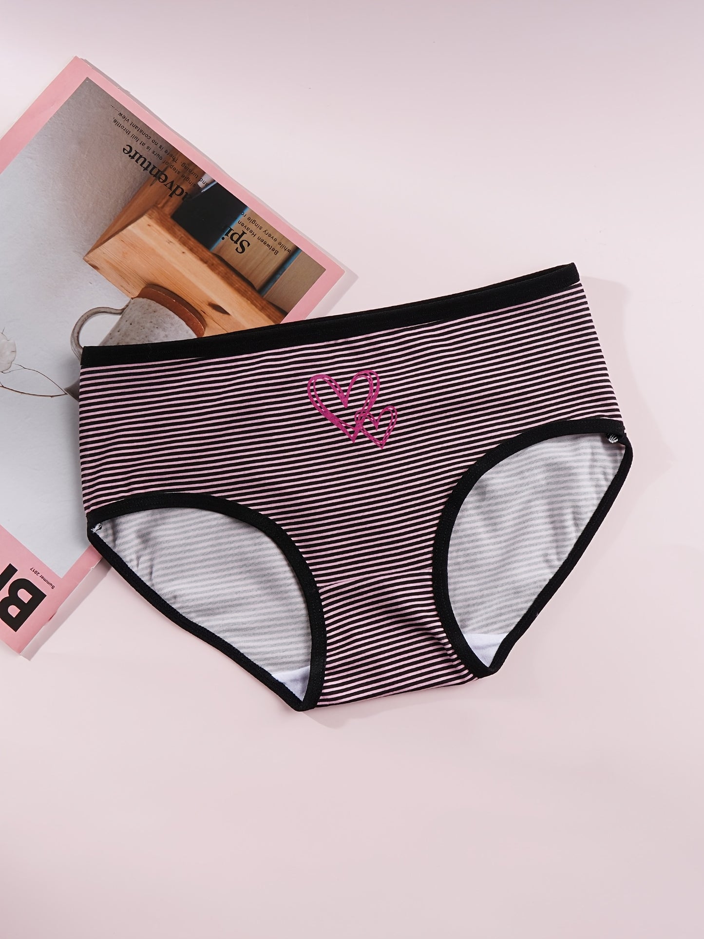 Girls' 5-Pack Comfortable Breathable Cotton Blend Briefs