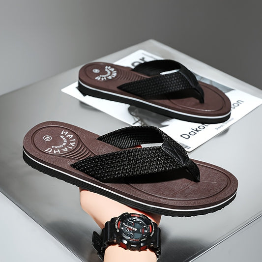 Unisex Classic Fabric Flip-Flops for Outdoor & Daily Wear