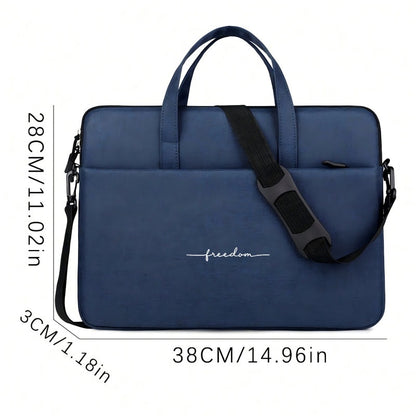 Minimalist Durable Crossbody Laptop Bag for 15.6-inch Laptops