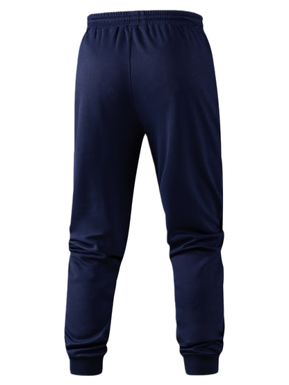 Men'S Pilot Jacket And Casual Pants Set for Spring And Autumn, Featuring a Stylish Ribbed Collar And Available in Three Solid Colors with Straight-Leg Trousers