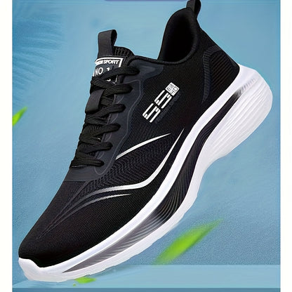 Men's Shoes Spring Summer Mesh Breathable Super Light Casual Sneaker, Men's Soft Sole Anti-skid Shock Absorption Student Running Sneaker-plus Size Tennis Casual Walking Fitness Hiking Shoes-perfect Sneaker for Outdoor Adventu - ayq