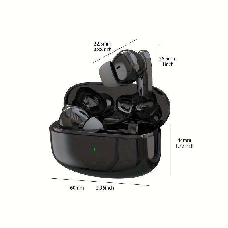 TWS Wireless Headphones Headphones Earbuds - Unrivaled true wireless freedom ergonomic design for ultimate comfort HIFI sound with Bass, ACC Stereo HD Calling and - Compatible with Android and iPhone, ideal for sports and mus