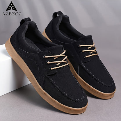 Men's Casual Lightweight Lace-Up Low Top Sneakers