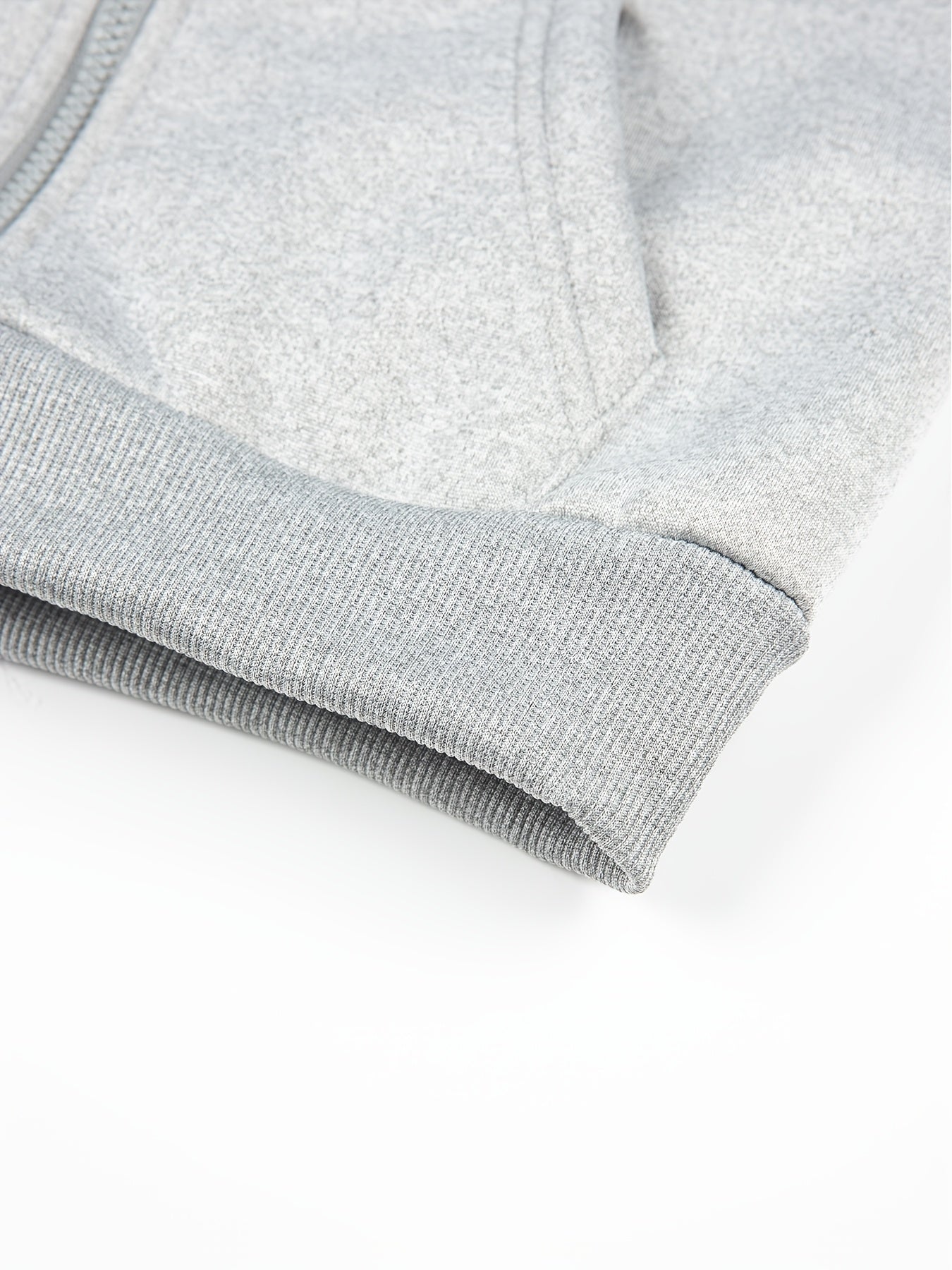 2pcs Boys' Fleece-Lined Hooded Sweatshirt + Casual Pants Set, Solid Color Long-Sleeved Zip-Up Top with Medium Stretch Warm Fabric for Autumn/Winter Season, Perfect for