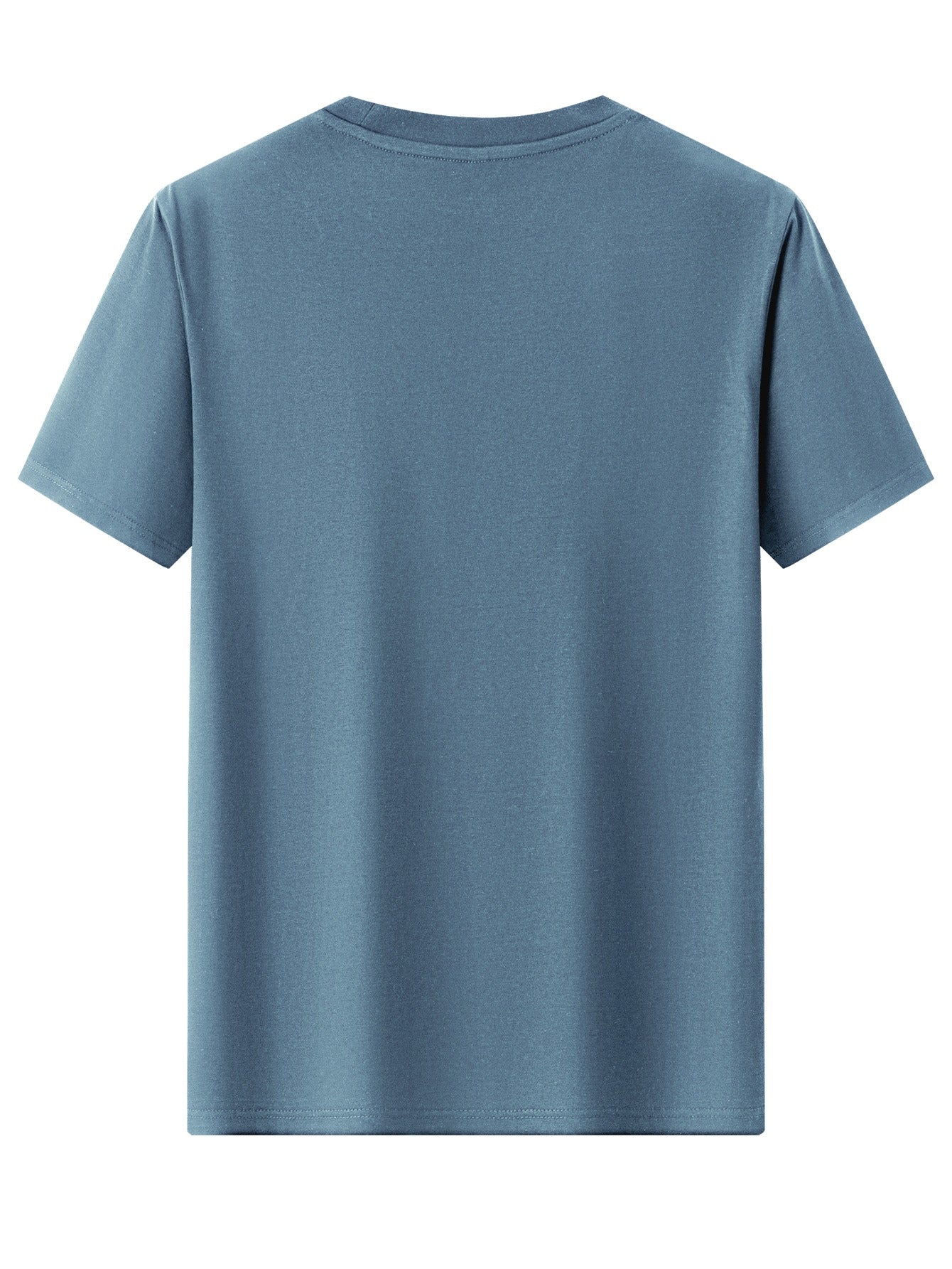 2pcs 100% Cotton Men's T-Shirts, Summer Short Sleeve Slim Fit Tops, Trendy Versatile Casual Basic Style with Minimalist CK Letter Print on Chest for  Flair - ayq