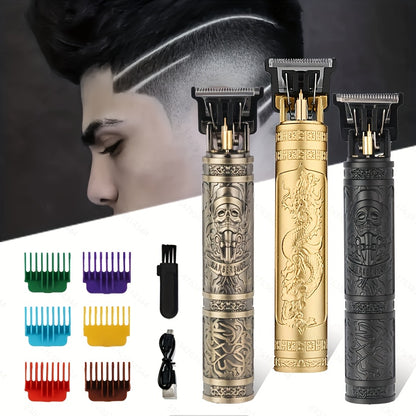 USB Charging Cordless Hair Clipper Electric Trimmer Men's Body Hair Beard Trimmer Rechargeable Shaver