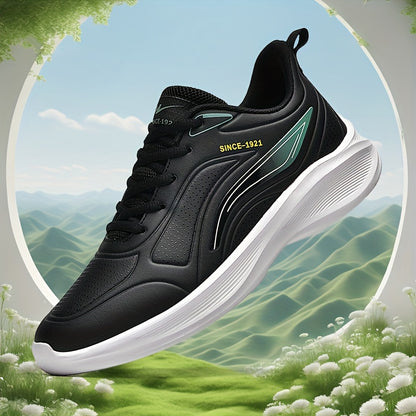 Men's Low-Top Lightweight Running Shoes with Cushioned Sole