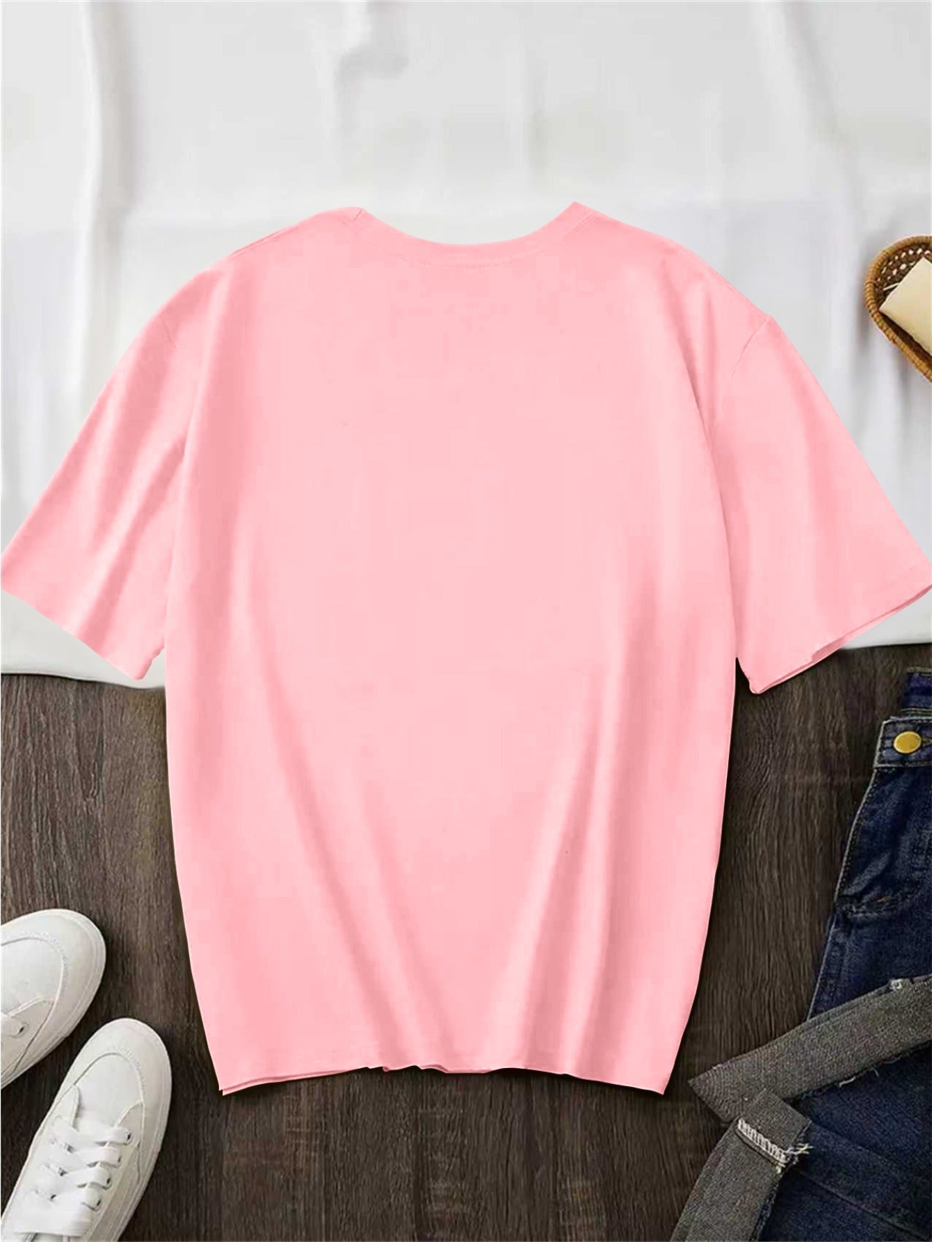 Women's Casual Vintage Printed Cotton T-Shirt for Summer