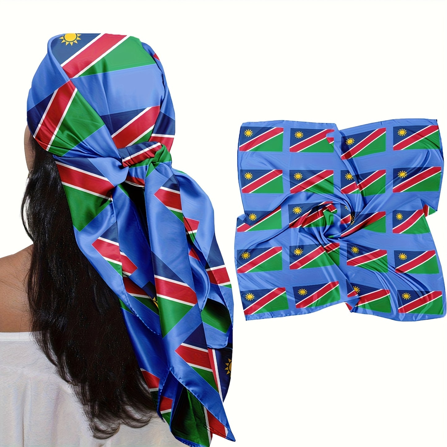 Extra Large All-Season African Flag Bandana Scarf for Men & Women