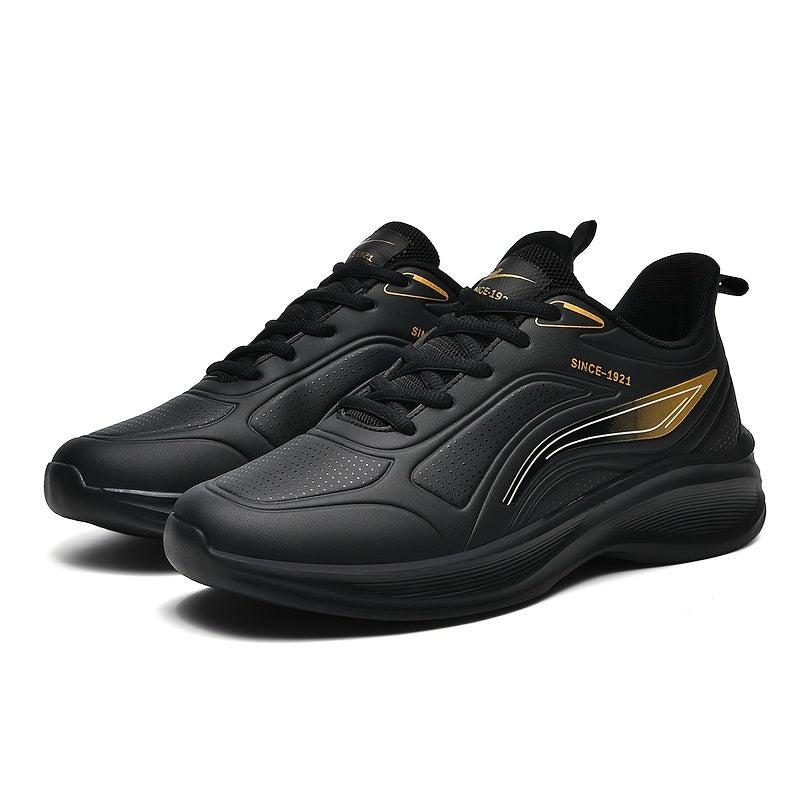 Men's Low-Top Lightweight Running Shoes with Cushioned Sole