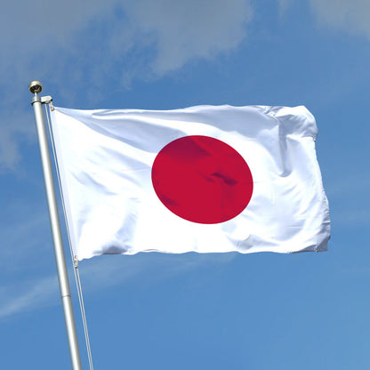 Durable Japanese Flag for Outdoor Yard and Garden Decor, Polyester