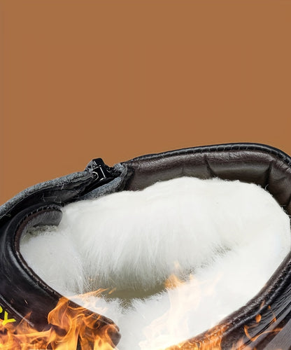 Genuine Leather High-End Plush Comfortable Warm Snow Boots