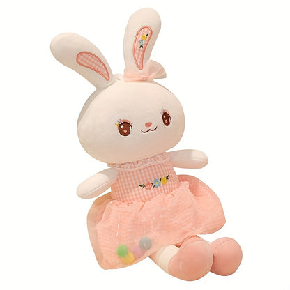 A 45 Cm (17.7 Inches) Plush Toy of a Cute Little White Rabbit