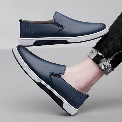 Men's Leather Slip-On Dress Shoes for Business & Formal Wear