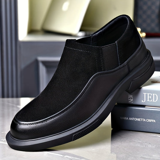 Men's Slip-On Formal Business Shoes in Microfiber Leather