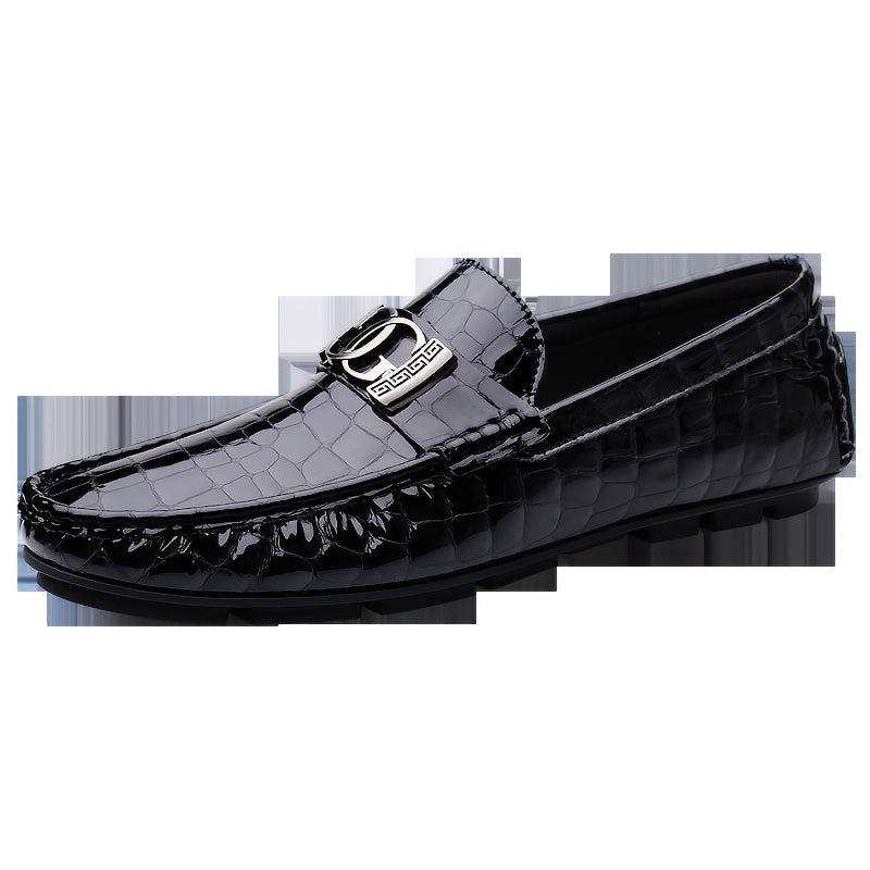 Universal Slip-On PU Driving Doudou Shoes with Rubber Sole