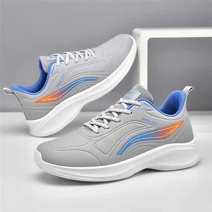 Men's Low-Top Lightweight Running Shoes with Cushioned Sole