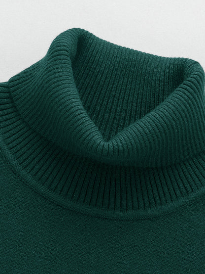 Men's High Neck Fashion Warm Comfortable Soft Skin-Friendly Commuter Sweater Inner Layer 1NG01