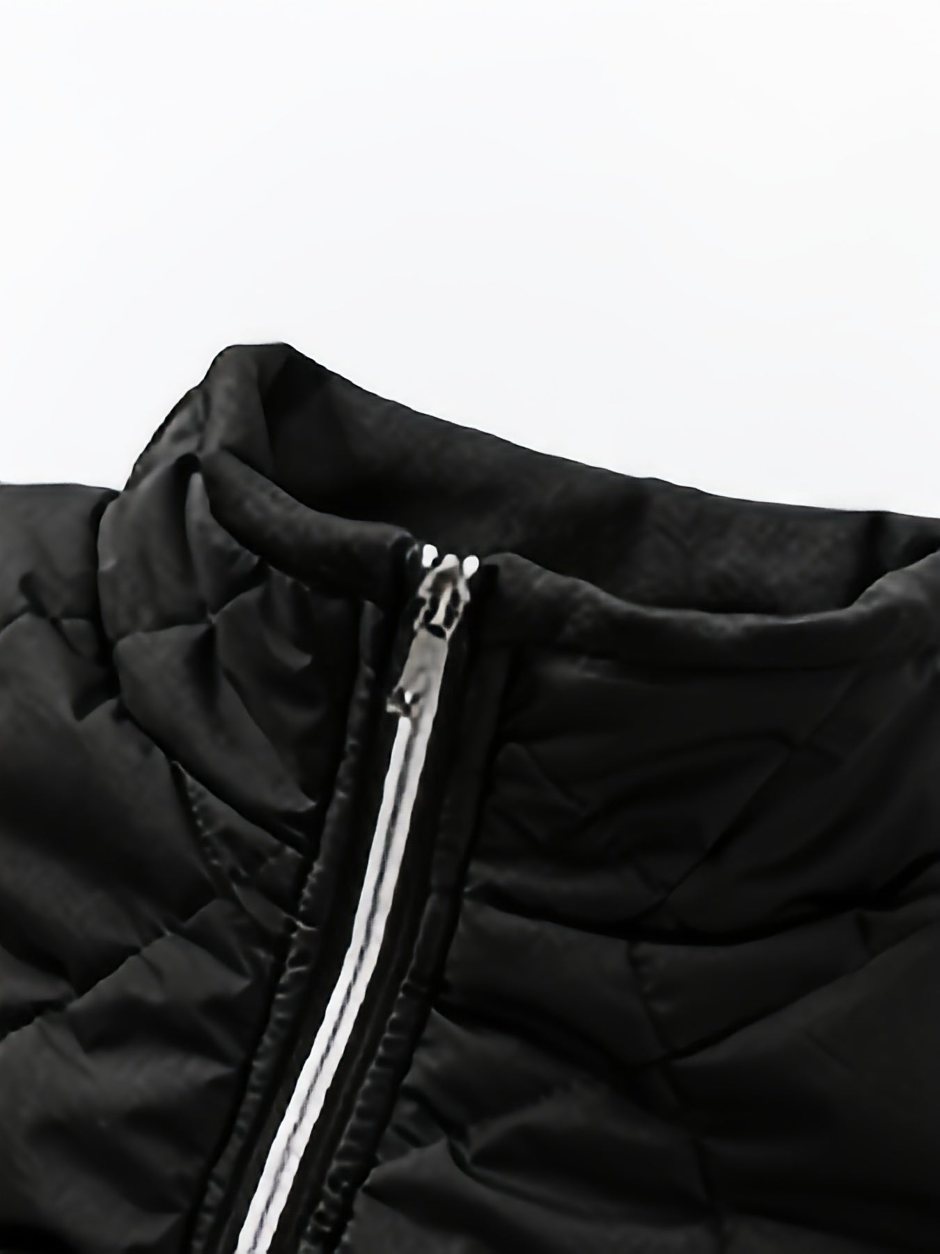 Men'S Lightweight Quilted Jacket - Solid Color Stand Collar Winter Coat with Pockets, Casual Regular Fit for Cold Weather, Versatile Outerwear, Durable Outerwear