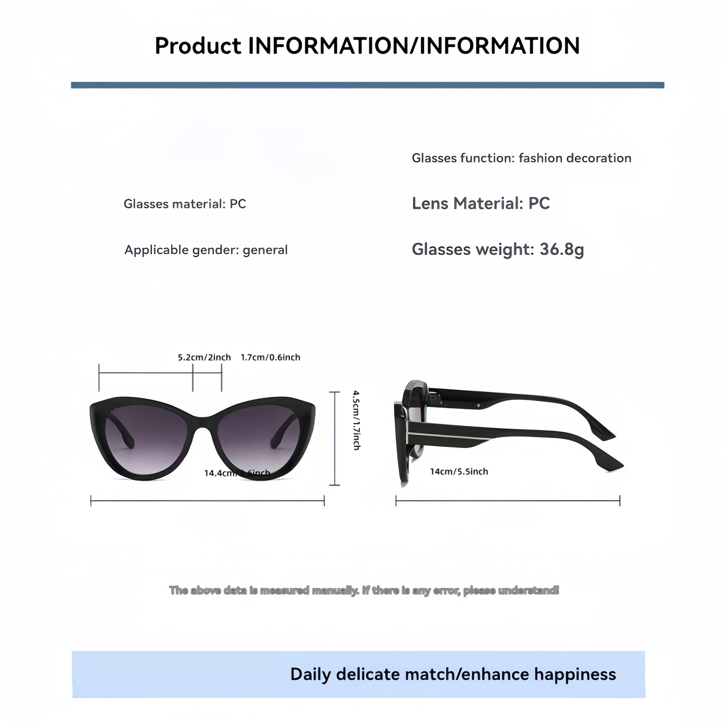 PRIDE OF THE EYE Butterfly UV400 Sunglasses for Men & Women