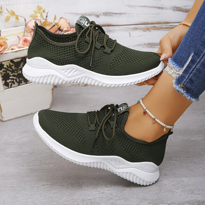 Women's Breathable Mesh Running Shoes Lightweight Wide Fit