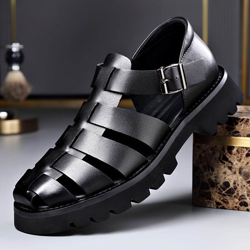 Men's Lightweight Breathable Summer Sandals with Thick Sole