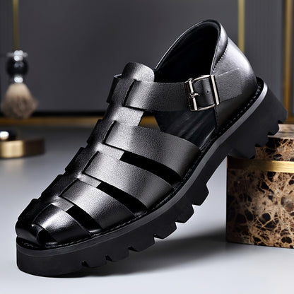 Men's Lightweight Breathable Summer Sandals with Thick Sole
