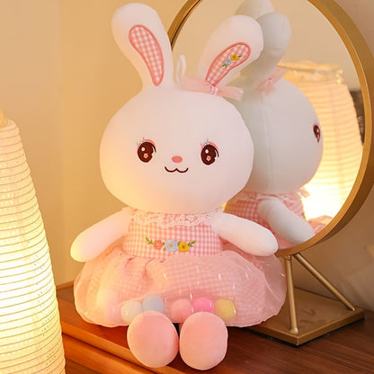 A 45 Cm (17.7 Inches) Plush Toy of a Cute Little White Rabbit