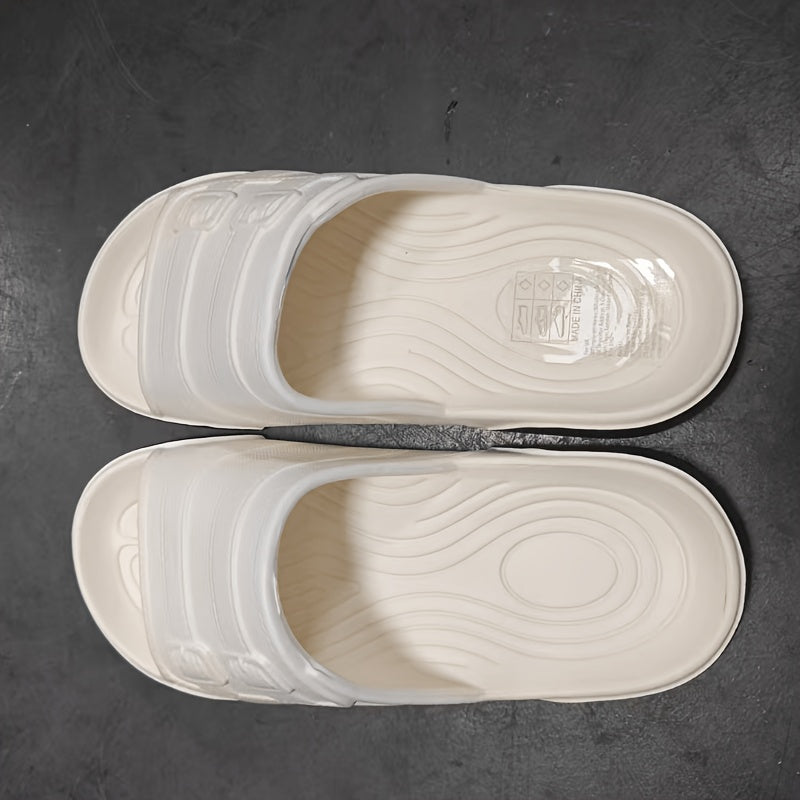 Vintage Wide-Fit EVA Slip-On Slippers for Indoor & Casual Use