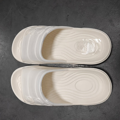 Vintage Wide-Fit EVA Slip-On Slippers for Indoor & Casual Use