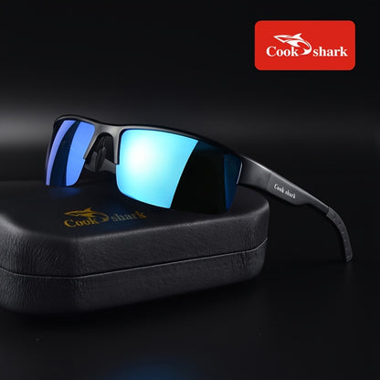 Men's Polarized Photochromic Driving Sunglasses with Lightweight Alloy