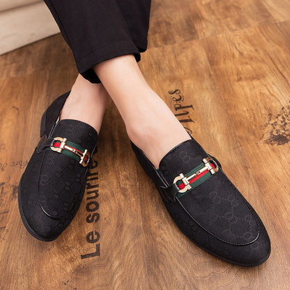 Universal PU Low Top Shoes Black Blue Sizes 38-45