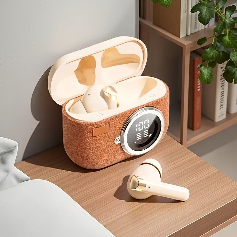 Bluetours Wireless Touch Control Earbuds with Vintage Style
