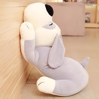 Adorable Soft Climbing Dog Plush Toy Pillow - Cozy Home Decor Cushion in Light Brown/Grey, Knitted Spandex Fabric - Perfect Gift for Thanksgiving, Christmas, New Year, Valentine's Day & Other Holidays, Festive Cushion|Cartoon