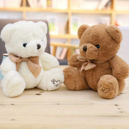 FLUFIHOOD Kawaii Huggable Bear Plush - Realistic Soft Stuffed Animal with & Teddy Bear, Cuddly Gift for &, Bedside Decor for Christmas, Birthday, for Home - & Plushies