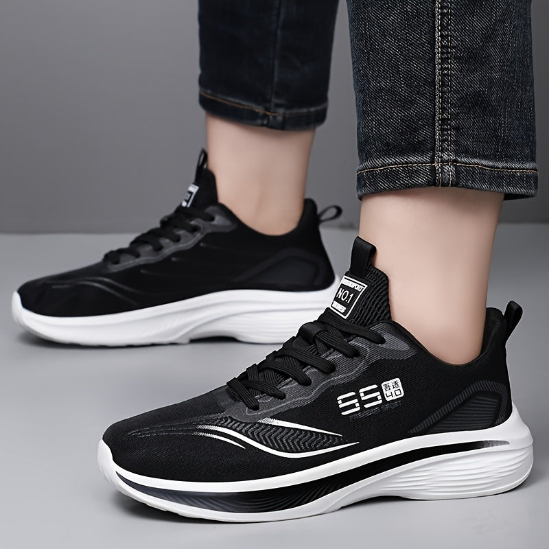Men's Shoes Spring Summer Mesh Breathable Super Light Casual Sneaker, Men's Soft Sole Anti-skid Shock Absorption Student Running Sneaker-plus Size Tennis Casual Walking Fitness Hiking Shoes-perfect Sneaker for Outdoor Adventu - ayq